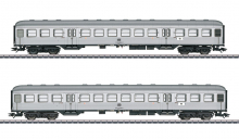 Märklin 43147 H0 Personenwagen-Set „Silberlinge“ 2-teilig mit LED Innenbeleuchtung