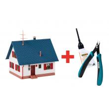 Faller 195601 H0 Promotional set Bastelhaus with glue and accessories