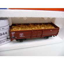 Roco 47944 H0 high side wagon with load of wood chips DB 865 537 E-52 brown Ep. III