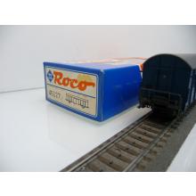 Roco 46127 H0 caravan and sleeping car for track construction of the DB 7618 blue