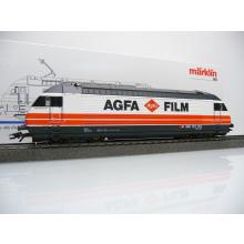 Märklin 83463 H0 DIGITAL electric locomotive series 460 Re 4/4 Agfa Film Ep. V white