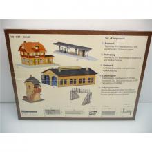 Faller H0 1:87 - 5 building kits for model railway set 