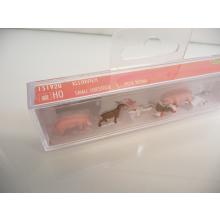 Faller 151920 H0 Kleinvieh Schweine Ziegen Gänse Hühner