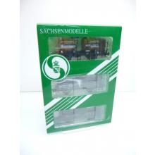 Sachsenmodelle 14109 H0 Länderbahn-Güterwagen Set Ep. IIb 3-teilig