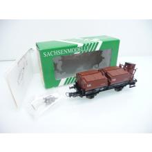 Sachsenmodelle 16044 H0 Kalkkübelwagen der DRG 519 091 braun