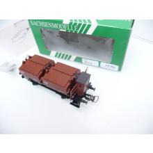 Sachsenmodelle 16044 H0 Kalkkübelwagen der DRG 519 091 braun