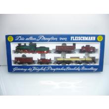 Fleischmann 4883 H0 Güterzug K.P.E.V. 6-teilige 2L=  wie ladenneu !!
