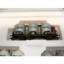 Märklin 47896 H0 Silowagen-Set 3 teilig Henkel Düsseldorf  wie ladenneu in OVP !!
