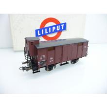 Liliput 213 03 H0 freight car of the DB 132 557 brown