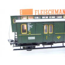 Fleischmann 5050 H0 postal car 1117 Nür Ansbach green
