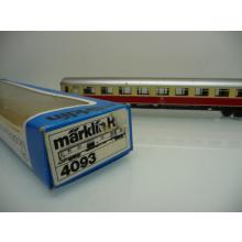 Märklin 4093 H0 D-Zug Gepäckwagen der DB 61 80 19-70 072-1 Klasse 1 rot