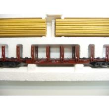 Märklin 4516 H0 Holztransport Wagen Set mit 3 Rungenwagen Snps 719 der DB Echtholz TOP in OVP