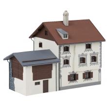 Faller 130632 H0 Bündnerhaus Bergün 174 x 103 x 138 mm 194 Teile