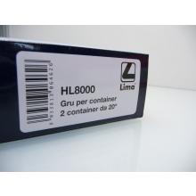 Lima HL8000 H0 container crane kit with 2 containers