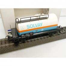 Märklin H0 gas tank car Solvay SNCB 88 7209 056-4 Chlore Liquide advertising model like NEW!! !!