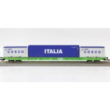 Igra Model 96010073 H0 Containerwagen Sggnss SETG Italia 40 + 2x Cosco OT 20 