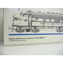 Märklin 3349 US diesel locomotive GM EMD F7 in factory paint like NEW
