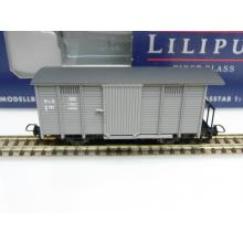 Liliput 316606 H0 Covered freight wagon G182 STLB 2-axle gray