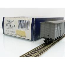 Liliput 316606 H0 Covered freight wagon G182 STLB 2-axle gray