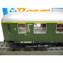Roco 44742 H0 Schnellzugwagen 1./2. Klasse DB Ep. III A4üm grün