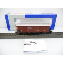 Roco 66251 H0 Covered ferry boat car with brakemans platform of the DB Ep. III Gbh 21 brown