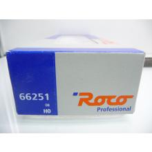 Roco 66251 H0 Gedeckter Fährbootwagen mit Bremserbühne der DB Ep. III Gbh 21 braun