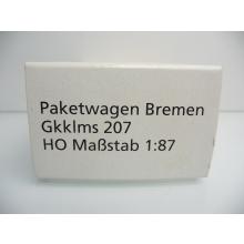 Sachsenmodelle 16260 H0 Paketwagen Bremen Gkklms 207 Edition Deutsche Bahnpostwagen