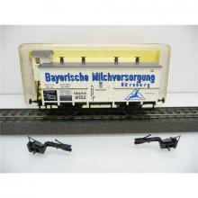 Trix 52 3605 00 H0 Güterwagen BAYERISCHE MILCHVERSORGUNG NÜRNBERG 81552 K.Bay.Sts.B. weiß