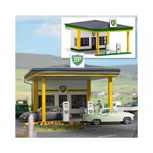 Busch 1577 H0 BP Tankstelle Laser Cut Bausatz