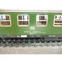 Märklin 4052 H0 Blech D-Zug-Wagen 2. Klasse grün mit Inneneinrichtung Ep. IV