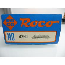 Roco 4360 H0 Flachwagen der DB 975 0 019 schwarz Ep. IV beladen mit Baumstämmen