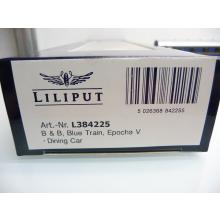 Liliput L384225 H0 Speisewagen BLUE TRAIN B&B Ep. V blau
