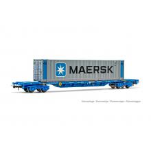 Electrotren HE6044 H0 container wagon with 45 ft container Maersk NEW