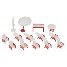 Faller 190136 H0 Aktions-Set Freizeit mit 523 Teilen ab Epoche IV