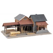 Faller 190138 H0 action set sawmill 396 pieces Ep. II