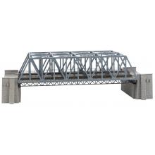 Faller 120497 H0 Stahlbrücke 2-gleisig 475 x 164 x 145 mm Ep. II