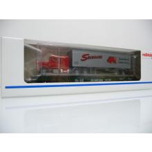 Märklin 4865 H0 US-Flachwagen 47149 beladen mit Truck Seaboard TOP in OVP