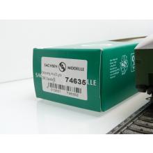 Sachsenmodelle 74635 H0 Bahnpostwagen 4m-a/26 DBP Ep. III grün
