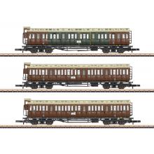 Car Set with 3 Compartment Cars