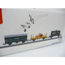 Märklin 44083 H0 mfx DIGITAL 3-teiliges Güterwagen-Set Baustelle mit SOUND