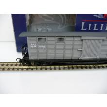 Liliput 316705 H0e Gedeckter Güterwagen GG459 der STLB 4-achsig grau