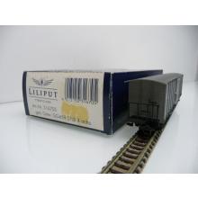 Liliput 316705 H0e Gedeckter Güterwagen GG459 der STLB 4-achsig grau