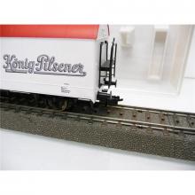 Fleischmann 5321K H0 Kühlwagen Ichs König Pilsener 2-achsig der DB weiß