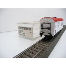 Fleischmann 5321K H0 Kühlwagen Ichs König Pilsener 2-achsig der DB weiß