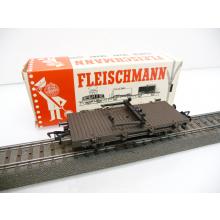 Fleischmann 5015 H0 Drehschemelwagen Ladefläche dunkelbraun