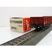 Fleischmann 5012 H0 Offener Güterwagen EUROP der DB 885 008 Ommu 29 braun Ep. III