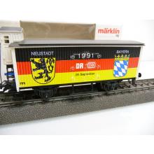 Märklin 91702 H0 Güterwagen 28.September 1991 DR DB Lückenschluß Neustadt - MHI