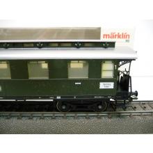 Märklin 43040 H0 Drehgestellwagen Langenschwalbacher Bauart der DB 1./2. Kl. grün DB