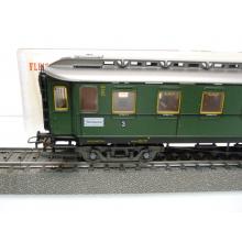 Fleischmann 5083 H0 Schnellzugwagen 18 136 DRG grün Ep II C 4ü Pr08 3. Klasse mit Licht