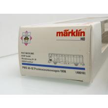 Märklin 48018 H0 Postmuseumswagen 1998 PMS 60-02 Deutsche Bundespost silber TOP in OVP